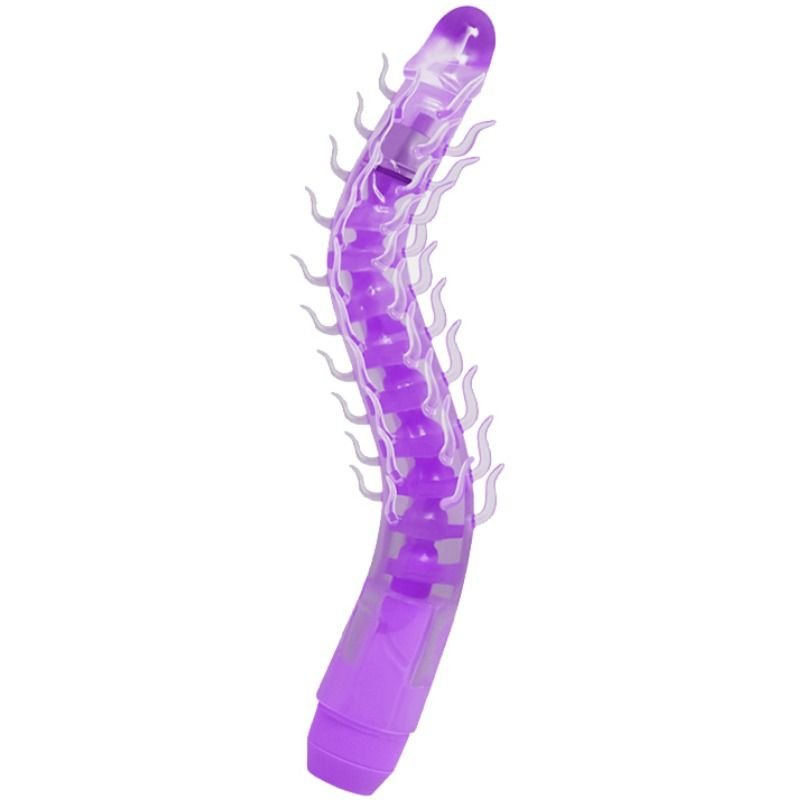 BAILE - FLEXI VIBE SENSUAL SPINE BENDABLE VIBRATING DILDO LILA 23.5 CM - JUGUETES BIENESTAR - El Arte del Placer