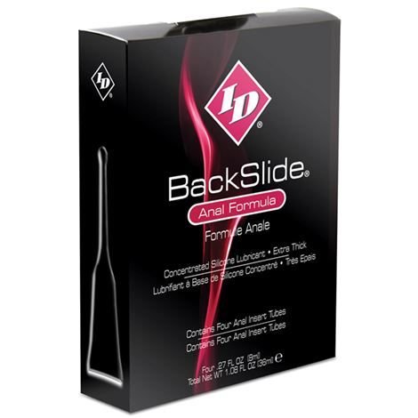 ID BACKSLIDE - ANAL FORMULA 4 TUBOS ANALES 8ML - Anal con Relajante - El Arte del Placer