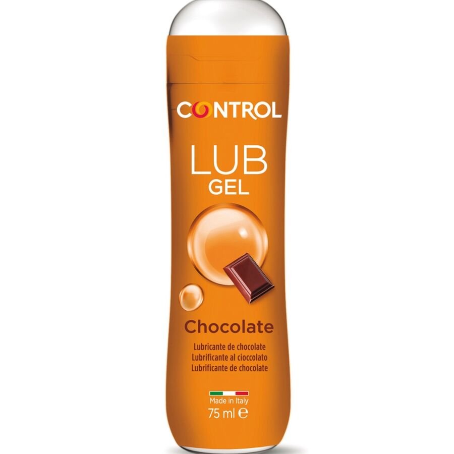 CONTROL - LUB GEL LUBRICANTE CHOCOLATE 75 ML - Con deliciosos Sabores - El Arte del Placer