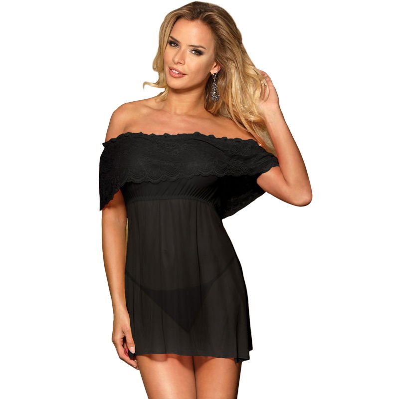 SUBBLIME – SET VESTIDO CORTO + TANGA - Lencería Mujer - El Arte del Placer