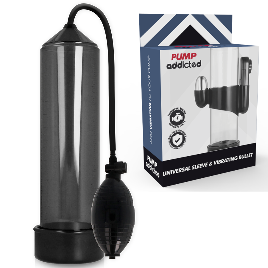 PUMP ADDICTED – BOMBA ERECCIÓN RX3 CON VIBRADOR - Accesorios para el pene - El Arte del Placer