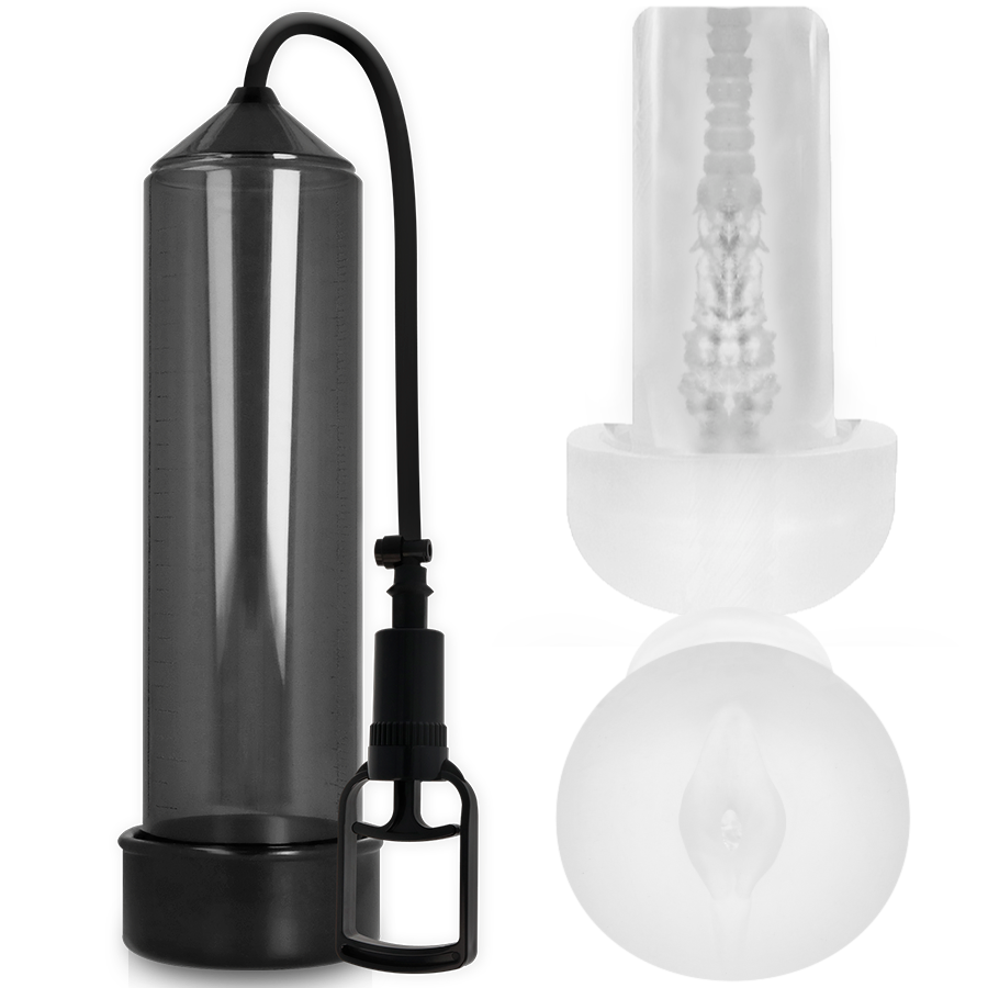 PUMP ADDICTED – BOMBA ERECCIÓN RX7 CON MASTURBADOR - Accesorios para el pene - El Arte del Placer