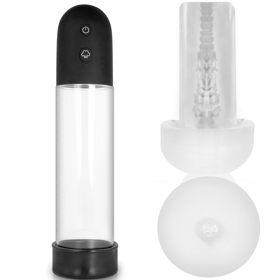 PUMP ADDICTED - BOMBA ERECCIÓN RX11 AUTOMÁTICA CON MASTURBADOR - Accesorios para el pene - El Arte del Placer