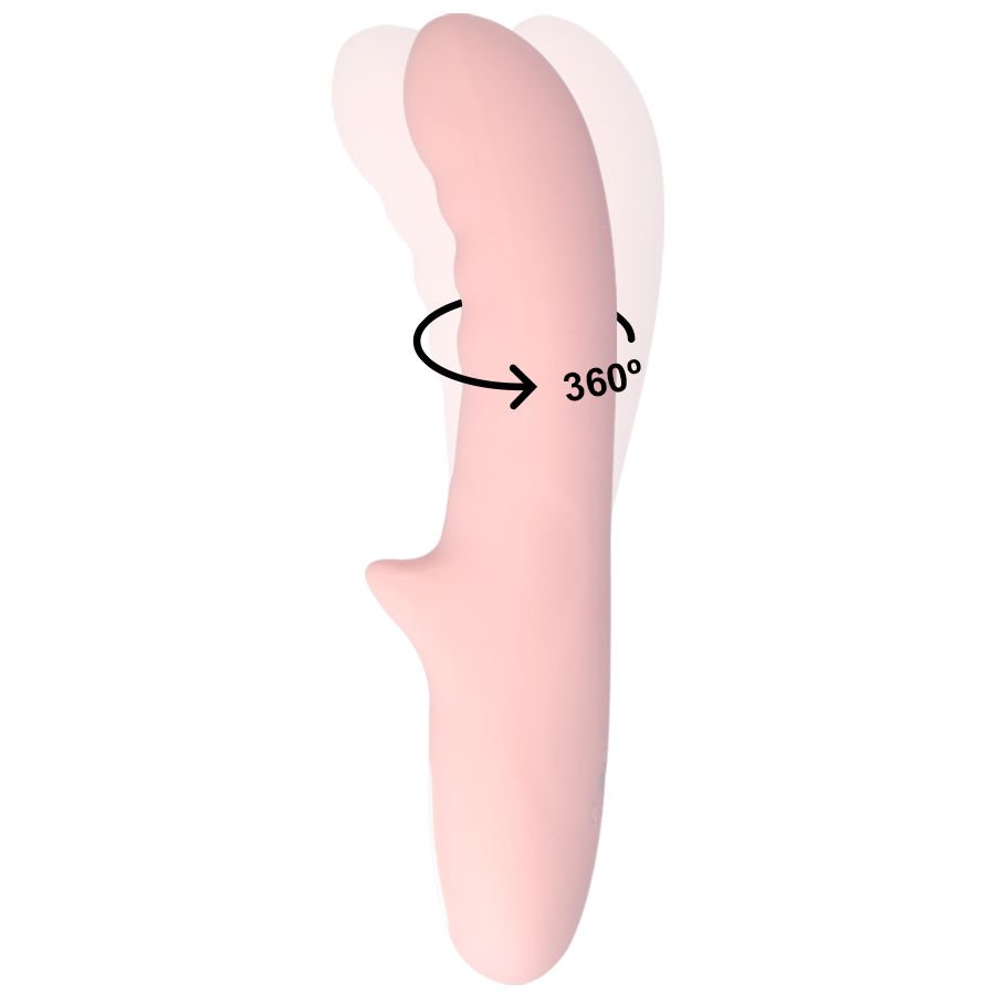 MIA - PISA VIBRADOR ROTADOR ROSA - Estimuladores - El Arte del Placer