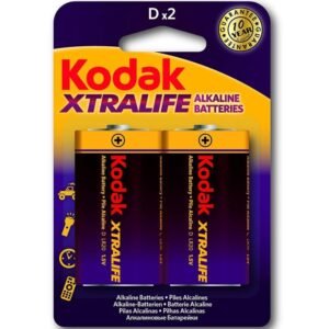 KODAK - XTRALIFE PILAS ALCALINAS D LR20 1.5V - ARTÍCULOS VARIOS - El Arte del Placer