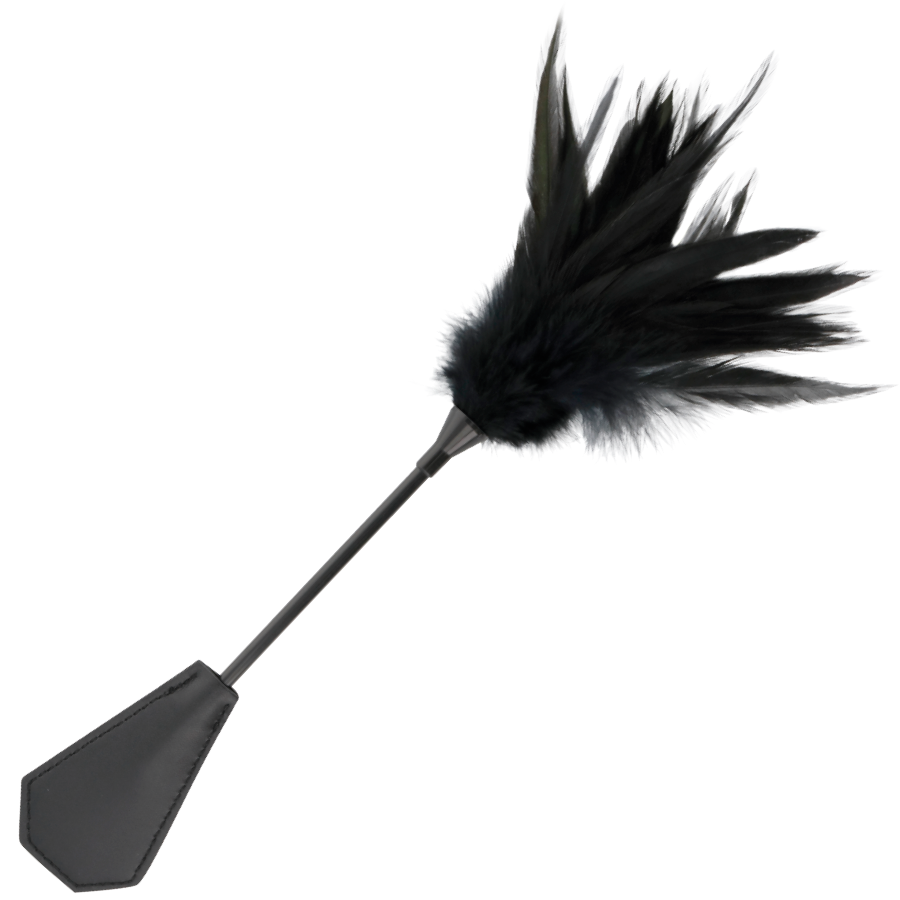 DARKNESS - FUSTA CON PLUMA NEGRO - Accesorios - El Arte del Placer