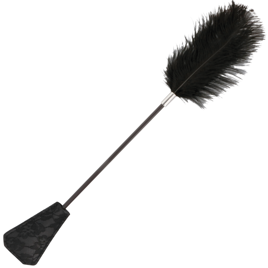 DARKNESS - FUSTA CON PLUMA LOVE NEGRO 56 CM - Accesorios - El Arte del Placer
