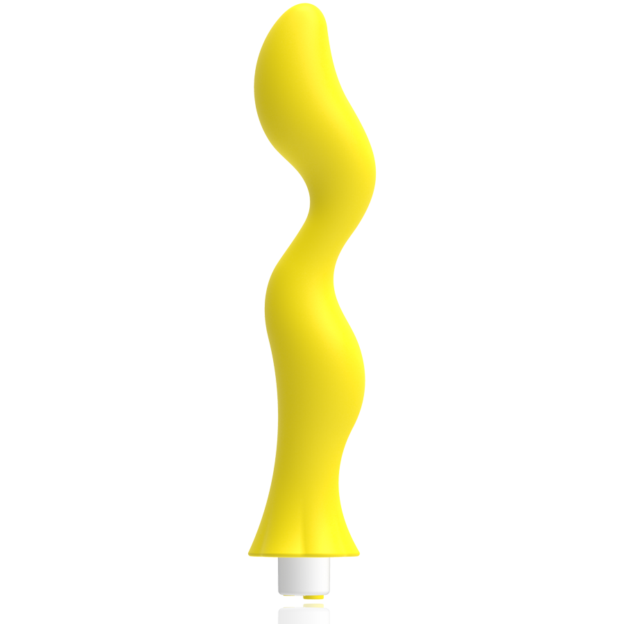 G-SPOT - GAVYN VIBRADOR PUNTO G AMARILLO - JUGUETES BIENESTAR - El Arte del Placer