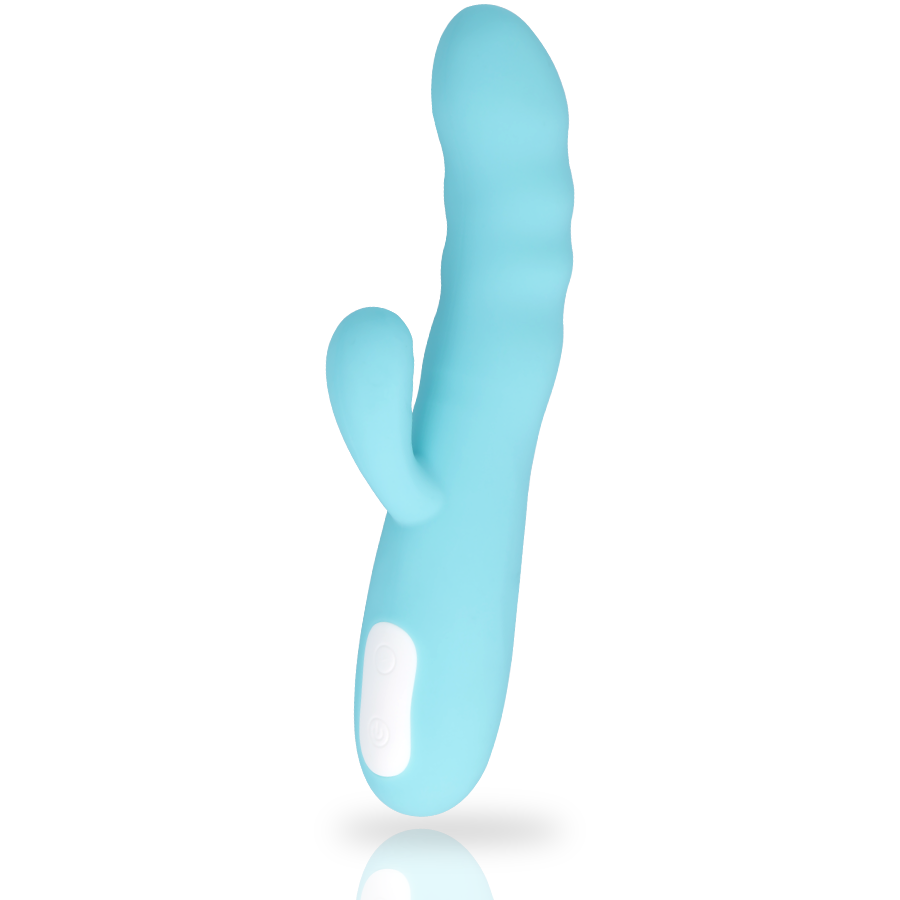 MIA - EIFFEL VIBRADOR ROTADOR AZUL TURQUESA - JUGUETES BIENESTAR - El Arte del Placer