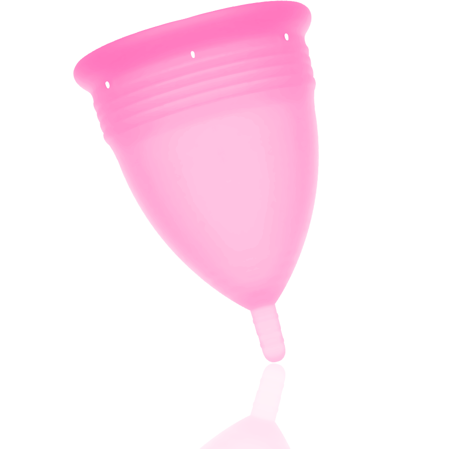 STERCUP - COPA MENSTRUAL FDA SILICONA ROSA - TALLA L - Imagen 4