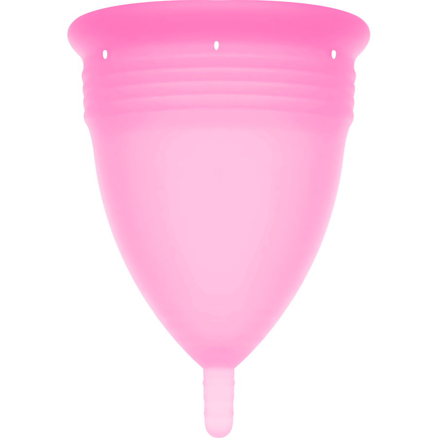 STERCUP - COPA MENSTRUAL FDA SILICONA ROSA - TALLA L - Imagen 3