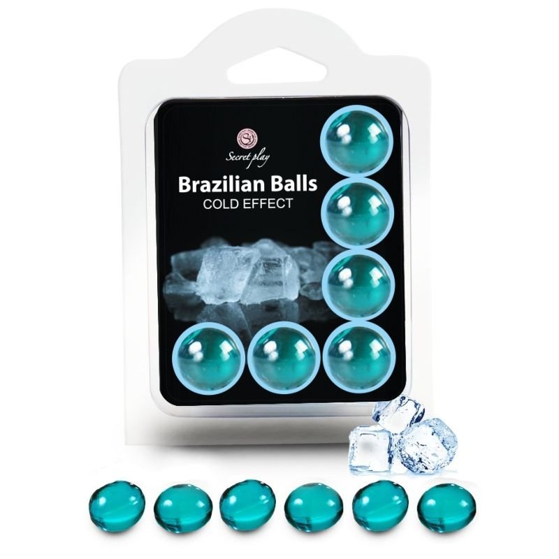 SECRETPLAY - SET 6 BRAZILIAN BALLS EFECTO FRIO - DROGUERÍA - El Arte del Placer