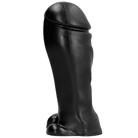 ALL BLACK - DONG 22 CM PUNTA ANCHA - Dildos sin Vibración - El Arte del Placer