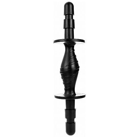 HUNG SYSTEM - DOBLE PENETRACIÓN NEGRO - Dildos sin Vibración - El Arte del Placer