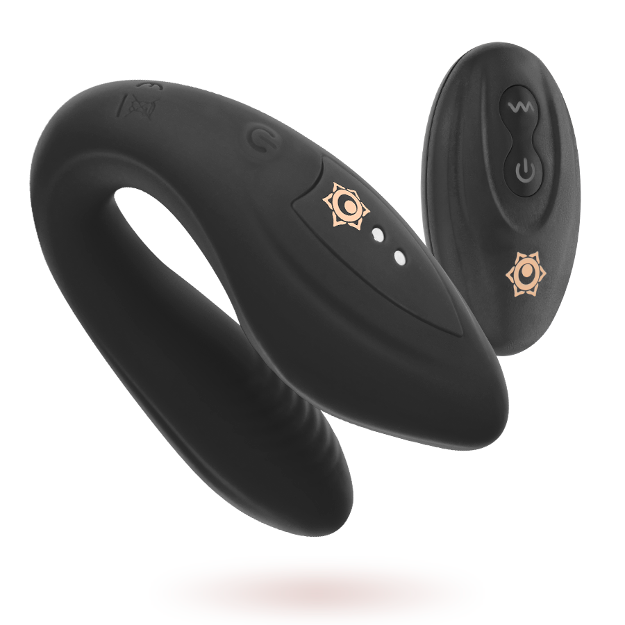 RITHUAL KAMA CONTROL REMOTO PARA PAREJAS AZABACHE - JUGUETES BIENESTAR - El Arte del Placer