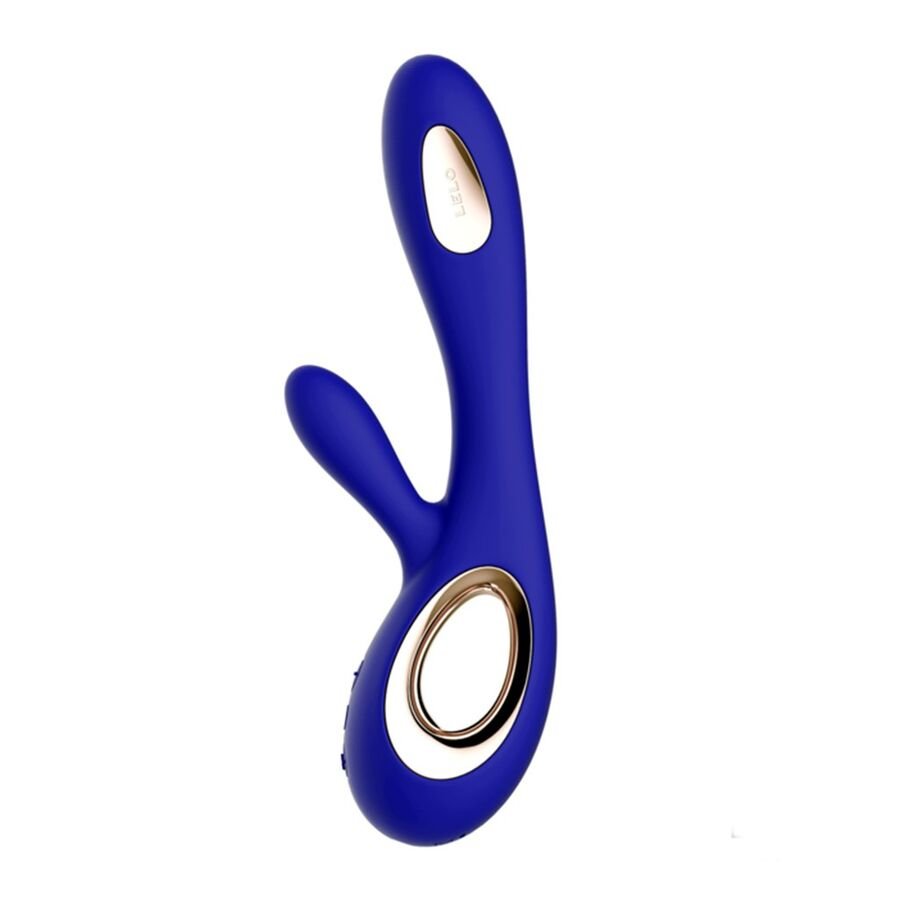LELO - SORAYA WAVE VIBRADOR RABBIT MIDNIGHT AZUL - JUGUETES BIENESTAR - El Arte del Placer