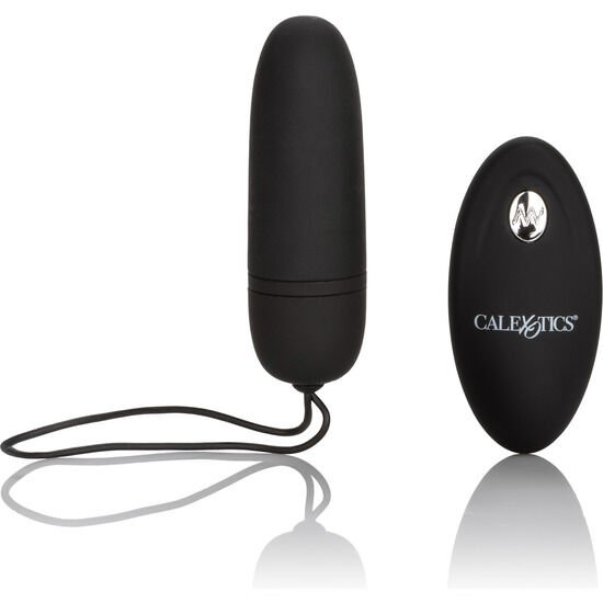 CALEXOTICS - HUEVO VIBRADOR DE SILICONA CON MANDO NEGRO - JUGUETES BIENESTAR - El Arte del Placer
