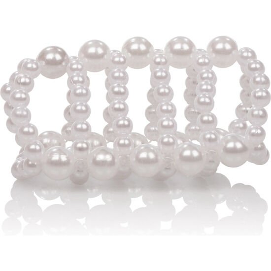 CALEXOTICS - BASIC ESSENTIALS FUNDA CON PERLAS - Accesorios para el pene - El Arte del Placer