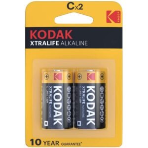 KODAK - XTRALIFE PILAS ALCALINAS C X 2 UNDS - ARTÍCULOS VARIOS - El Arte del Placer