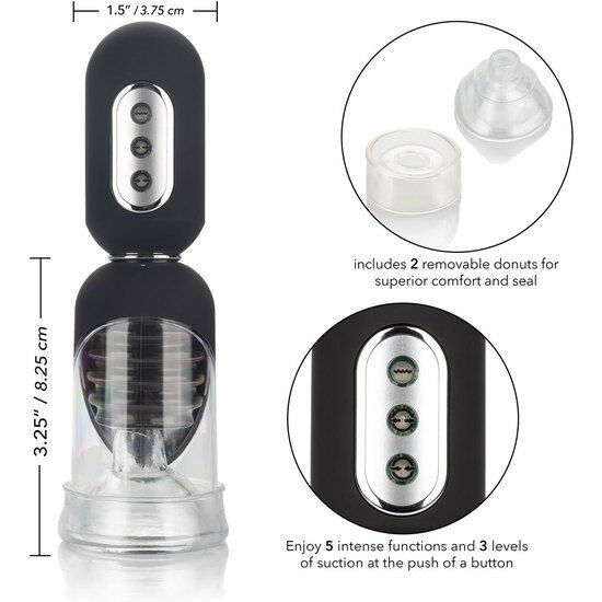 CALEXOTICS - GET HARD HEAD PUMP SET BOMBA DESARROLLADORA AUTOMTICA - Accesorios para el pene - El Arte del Placer