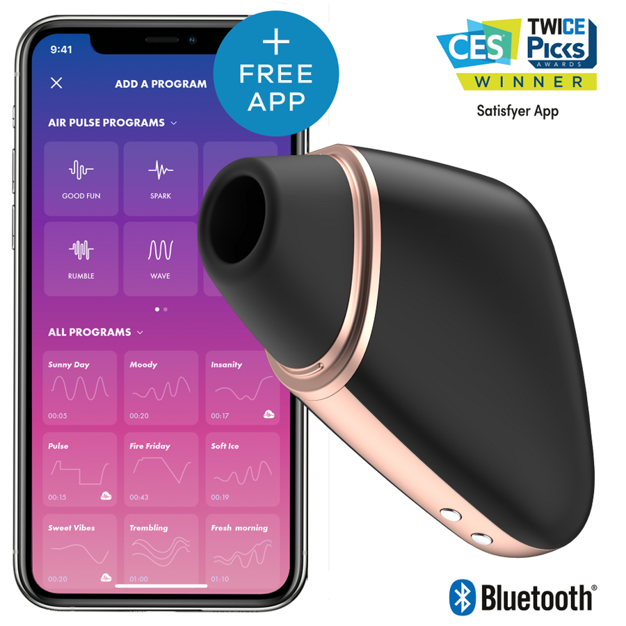 SATISFYER – LOVE TRIANGLE ESTIMULADOR Y VIBRADOR - JUGUETES BIENESTAR - El Arte del Placer