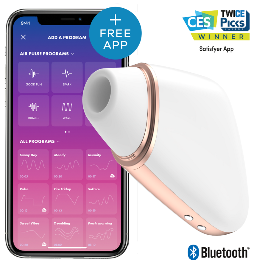 SATISFYER – LOVE TRIANGLE ESTIMULADOR Y VIBRADOR - JUGUETES BIENESTAR - El Arte del Placer