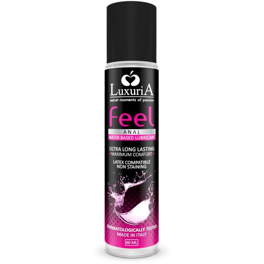 INTIMATELINE - LUXURIA FEEL LUBRICANTE BASE AGUA ANAL 60 ML - Base Agua - El Arte del Placer