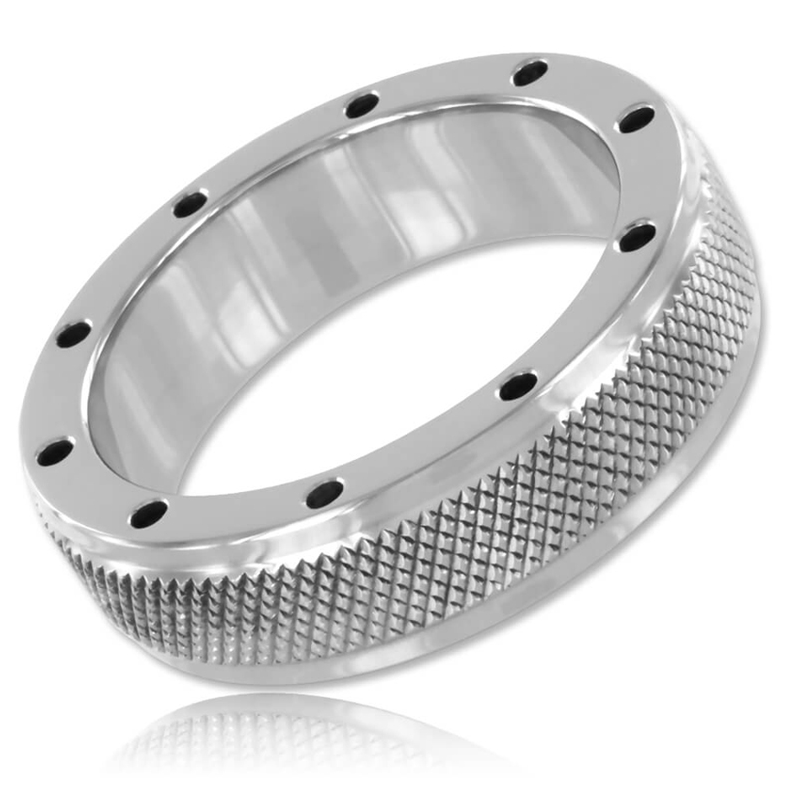 METAL HARD - ANILLO METAL PARA PENE Y TESTÍCULOS 45 MM - Anillas pene metal BDSM - El Arte del Placer