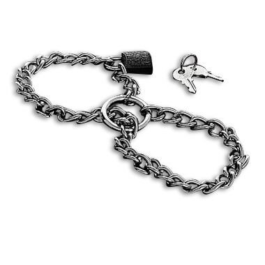 METAL HARD - ESPOSAS CON CADENA DE ACERO INOX. - BDSM & BONDAGE - El Arte del Placer