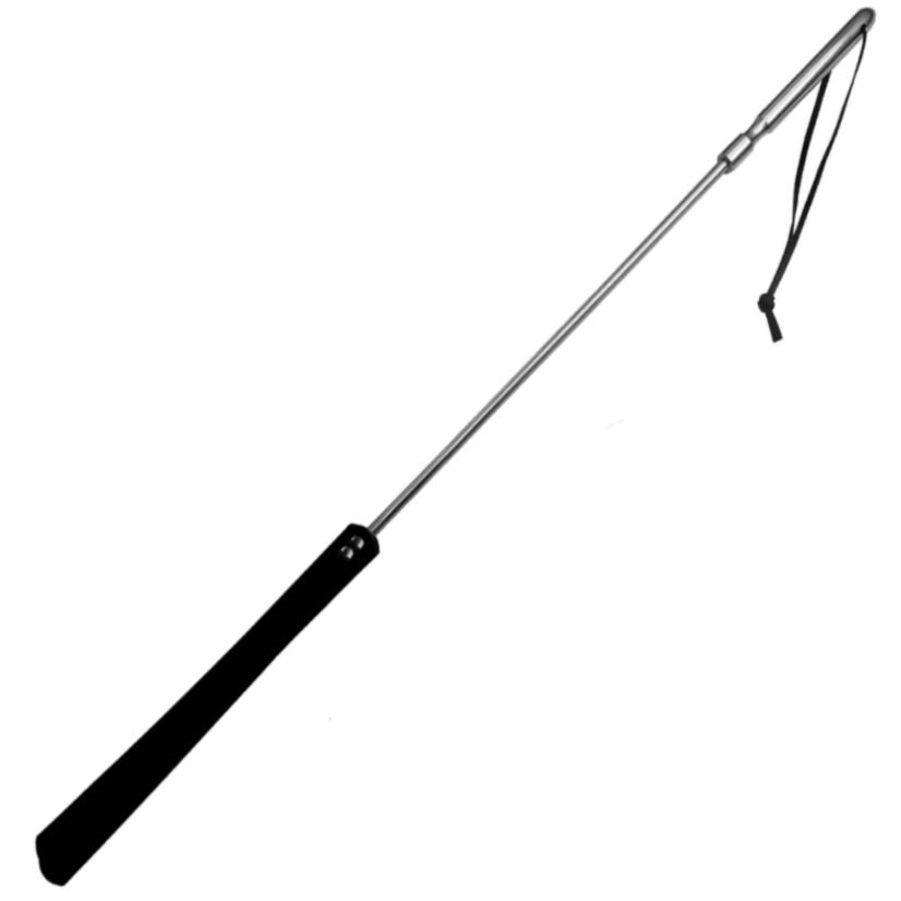 METAL HARD - FUSTA DE CUERO ORIGINAL Y METAL 70CM - Artículos BDSM - El Arte del Placer
