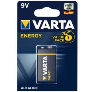 VARTA - ENERGY PILA ALCALINA 9V LR61 BLISTER*1 - ARTÍCULOS VARIOS - El Arte del Placer