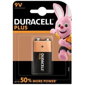 DURACELL - PLUS POWER PILA ALCALINA 9V LR61 BLISTER*1 - ARTÍCULOS VARIOS - El Arte del Placer