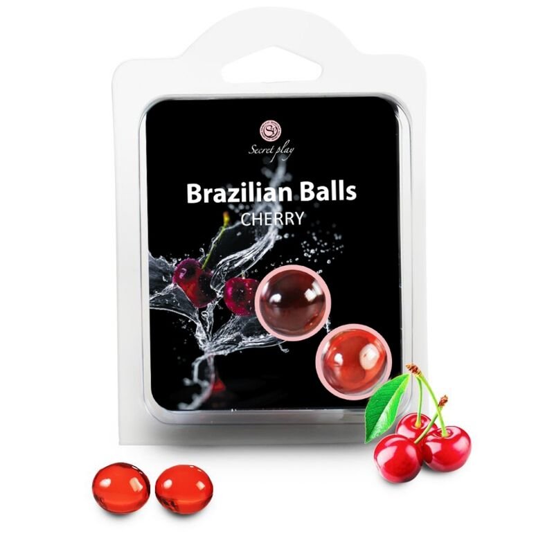 SECRETPLAY - BRAZILIAN BALLS CEREZA SET 2 BOLAS - Bolas Brazilian Balls - El Arte del Placer