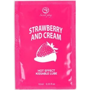 Secretplay - Monodosis Lubricante Fresas & Nata 10 Ml