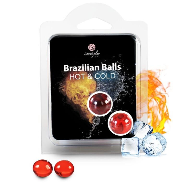 SECRETPLAY - BRAZILIAN BALLS EFECTO CALOR & FRIO  2 UNIDADES - DROGUERÍA - El Arte del Placer