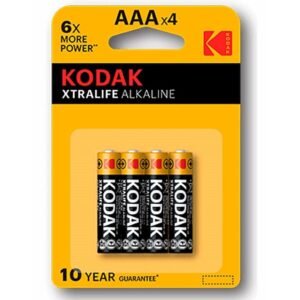 KODAK - XTRALIFE PILA ALCALINA AAA LR03 BLISTER*4 - ARTÍCULOS VARIOS - El Arte del Placer