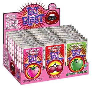 PIPEDREAM - BJ BLAST CARAMELO SEXO ORAL SURTIDO DISPLAY - 36 UDS - Sin categorizar - El Arte del Placer