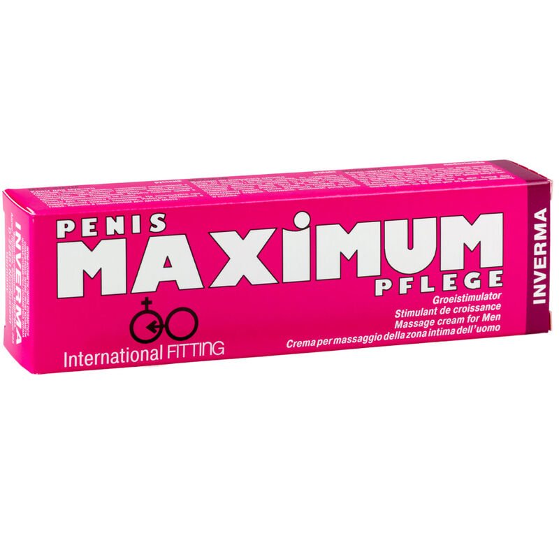 INVERMA - PENIS MAXIMUM PFLEGE CREMA MASTURBACIÓN PENE - Aumento Erección - El Arte del Placer