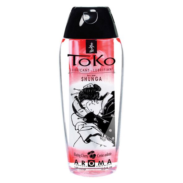 SHUNGA - TOKO AROMA LUBRICANTE CEREZA ARDIENTE - Con deliciosos Sabores - El Arte del Placer