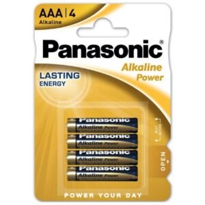 PANASONIC - BRONZE PILA ALCALINA AAA LR03 BLISTER*4 - ARTÍCULOS VARIOS - El Arte del Placer