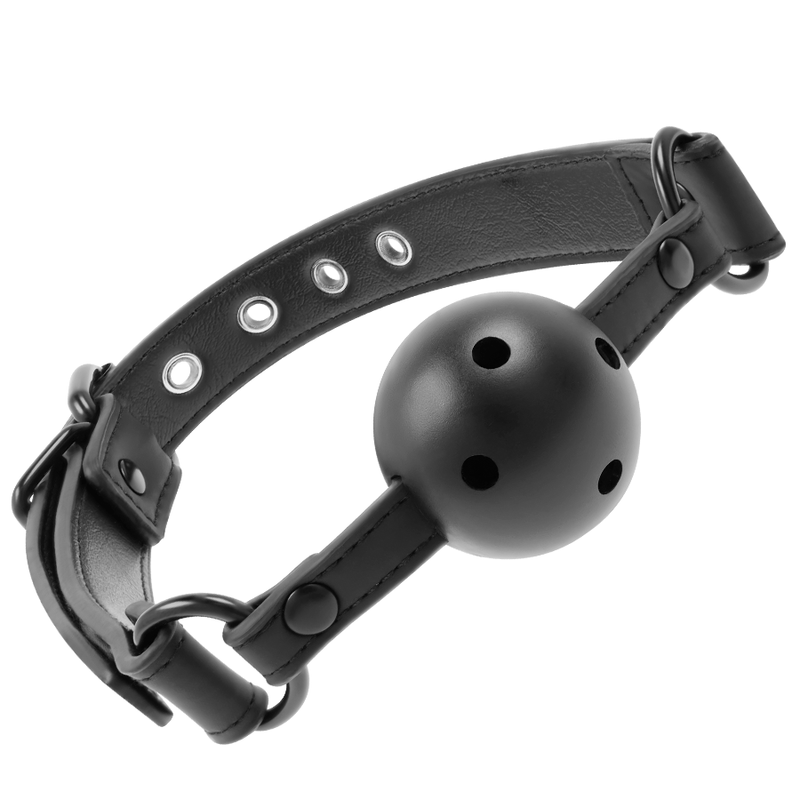 FETISH SUBMISSIVE - MORDAZA TRANSPIRABLE VEGANA - BDSM & BONDAGE - El Arte del Placer