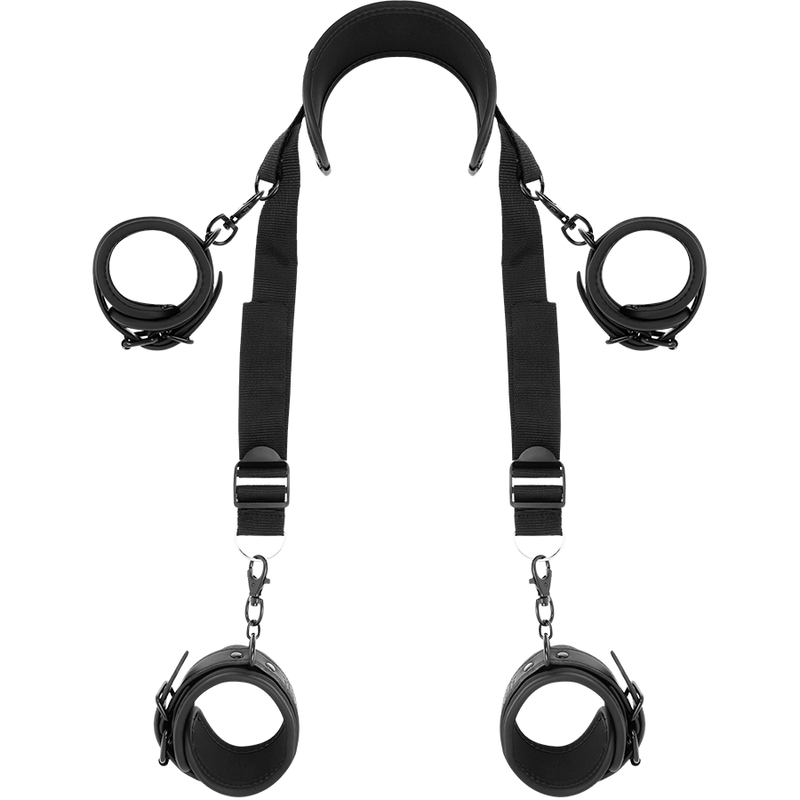 FETISH SUBMISSIVE - POSICIÓN MASTER CON 4 ESPOSAS CON FORRO DE NEOPRENO - BDSM & BONDAGE - El Arte del Placer