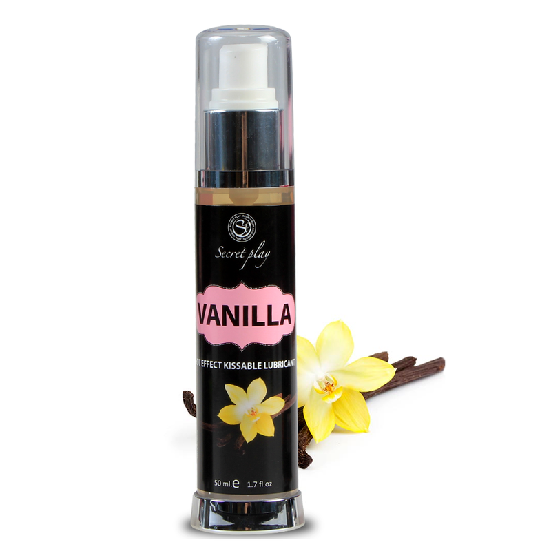 SECRETPLAY - LUBRICANTE 2-1 EFECTO CALOR VAINILLA 50 ML - DROGUERÍA - El Arte del Placer