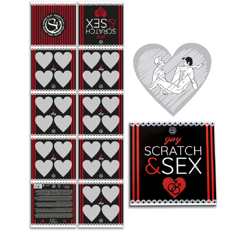SECRETPLAY - SCRATCH & SEX JUEGO PAREJAS GAY (ES/EN/FR/PT/DE) - JUEGOS - El Arte del Placer