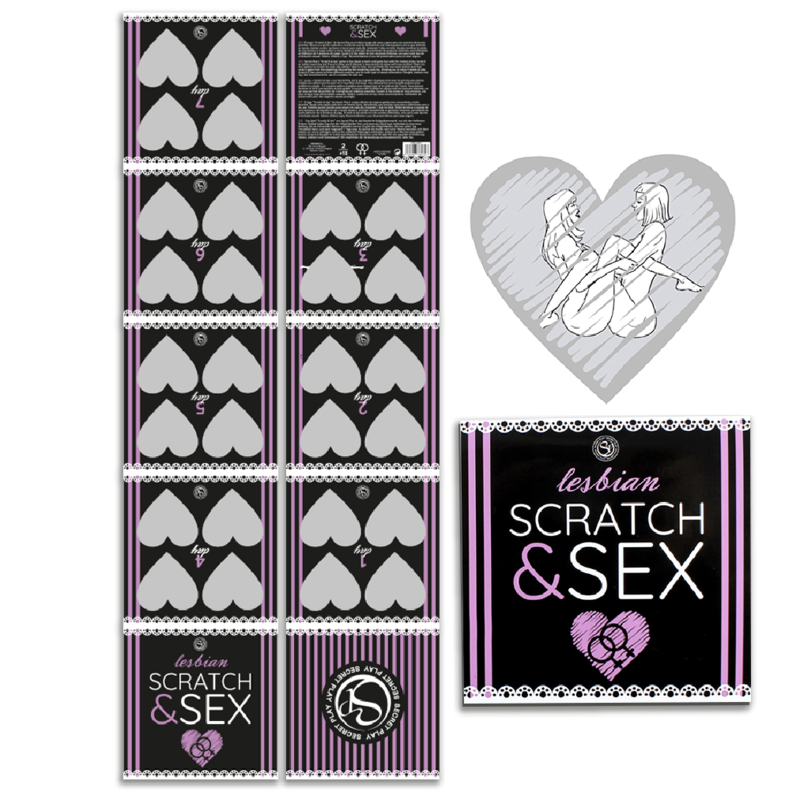 SECRETPLAY - SCRATCH & SEX JUEGO PAREJAS POSTURAS LESBICAS (ES/EN/FR/PT/DE) - JUEGOS - El Arte del Placer