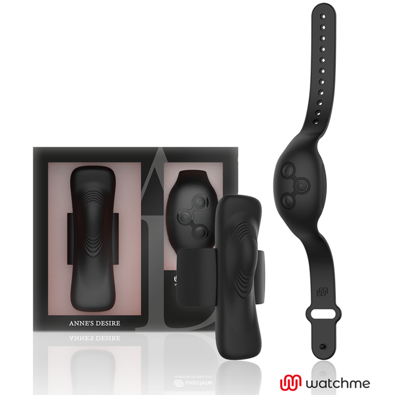 ANNE'S DESIRE - PANTY PLEASURE TECNOLOGÍA WATCHME NEGRO - JUGUETES BIENESTAR - El Arte del Placer