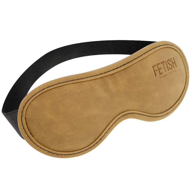 FETISH SUBMISSIVE ORIGEN - ANTIFAZ CUERO VEGANO CON FORRO DE NEOPRENO - Antifaces - El Arte del Placer
