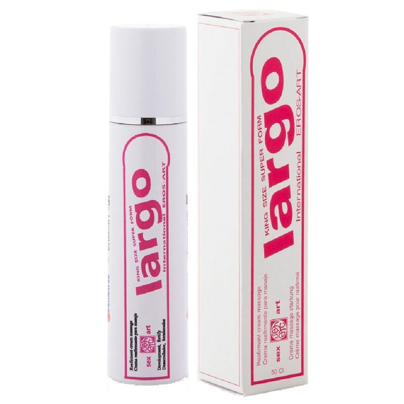 EROS-ART - LARGO CREAM ALARGAMIENTO PENE 50 ML - Aumentador volumen semen - El Arte del Placer