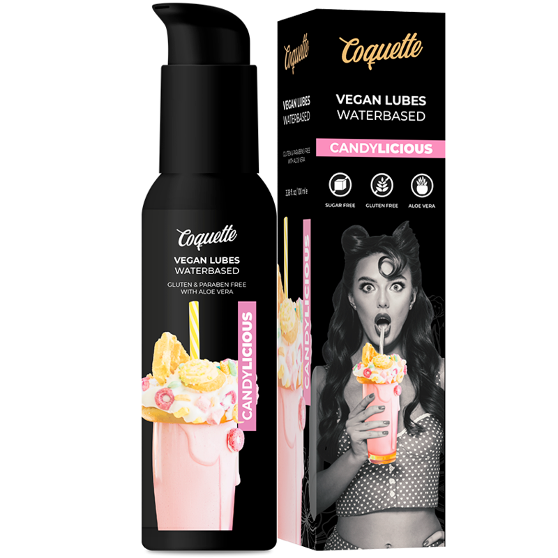 COQUETTE CHIC DESIRE - PREMIUM EXPERIENCE LUBRICANTE VEGANO CANDYLICIOUS 100ML - Con deliciosos Sabores - El Arte del P…