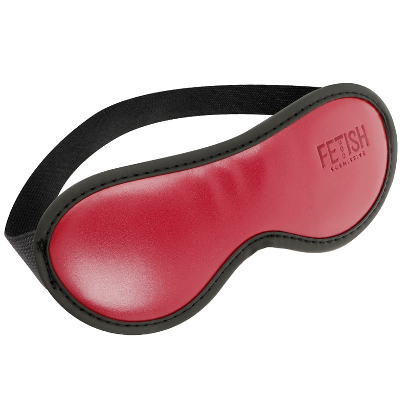 FETISH SUBMISSIVE DARK ROOM - ANTIFAZ CUERO VEGANO CON FORRO DE NEOPRENO - Antifaces - El Arte del Placer